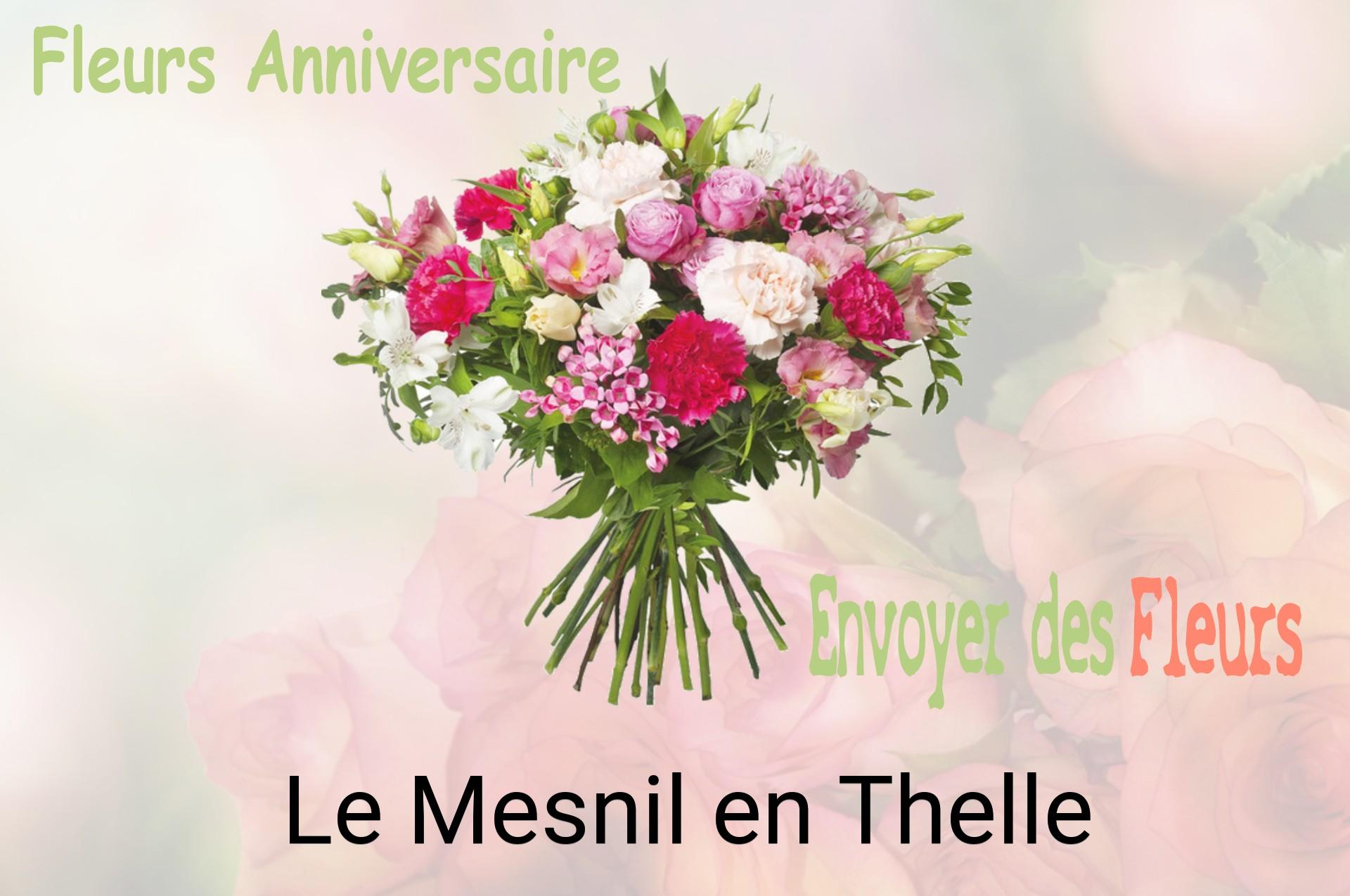 Bouquet de fleurs d’anniversaire livré à Le Mesnil-en-Thelle